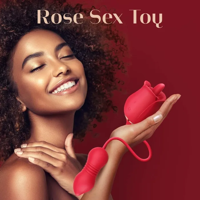 Female Sex Toys Sohimi SKYLAR Clitoral GSpot Stimulator Rose Toy with Tongue