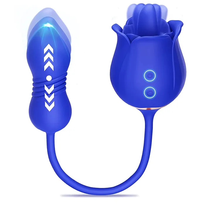 Female Sex Toys Sohimi SKYLAR Clitoral GSpot Stimulator Rose Toy with Tongue