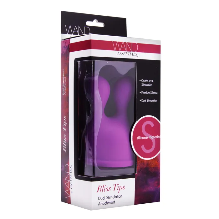 Female Sex Toys XR Brands Bliss Tips Silicone Wand Massager Attachment