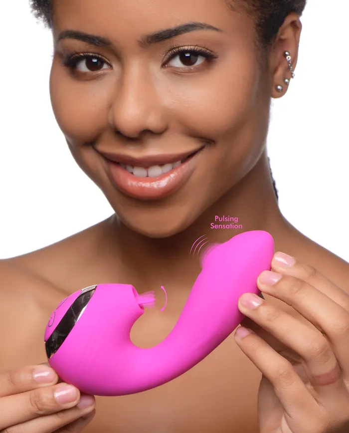 Female Sex Toys XR Brands Gthrob Rechargeable Silicone Vibrator