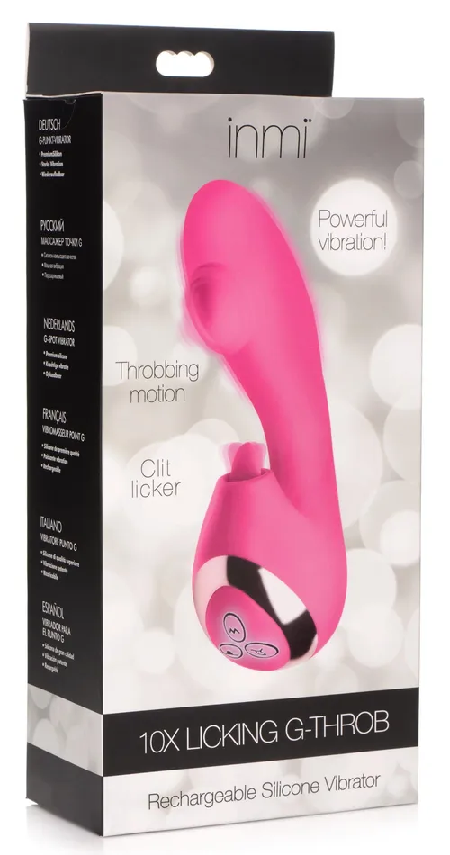 Female Sex Toys XR Brands Gthrob Rechargeable Silicone Vibrator