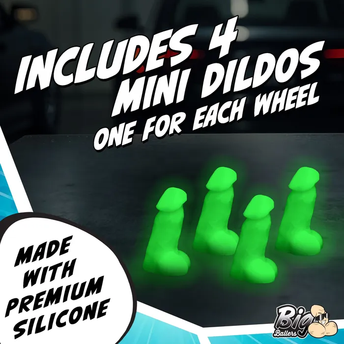 Female Sex Toys XR Brands Glow In The Dark Snapon Peckers