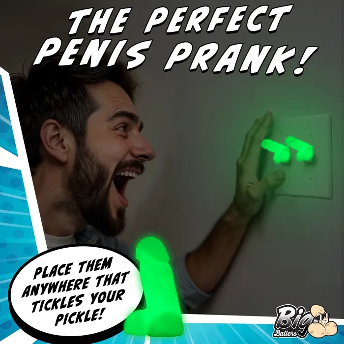 Female Sex Toys XR Brands Glow In The Dark Snapon Peckers