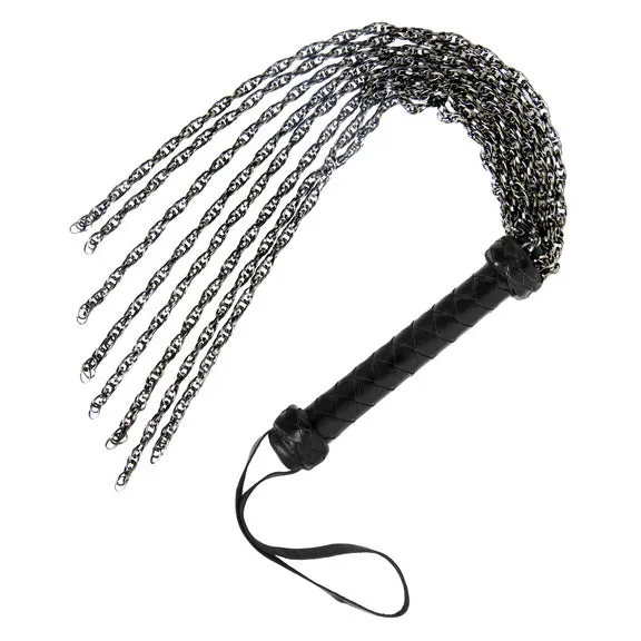 Gunmetal Chain Flogger XR Brands Vibrators