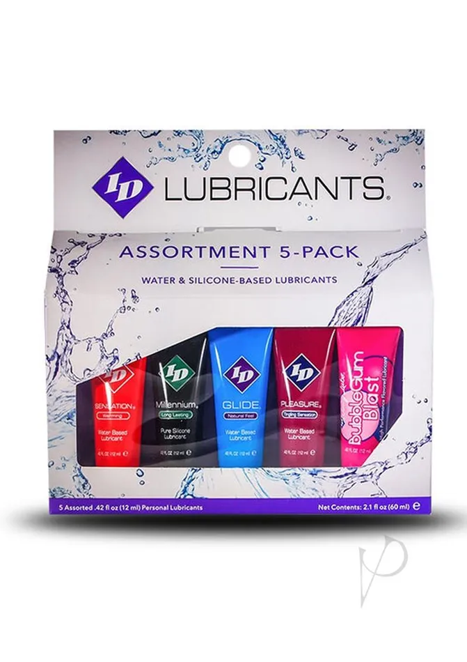 Id Sampler 12 Ml Tubes 5 Pack ID Lubricants Female Sex Toys