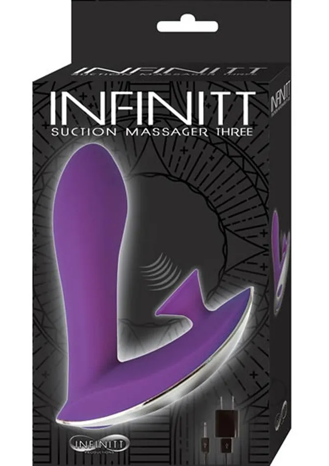 Infinitt Suction Massager Three Purple Infinitt Vibrators