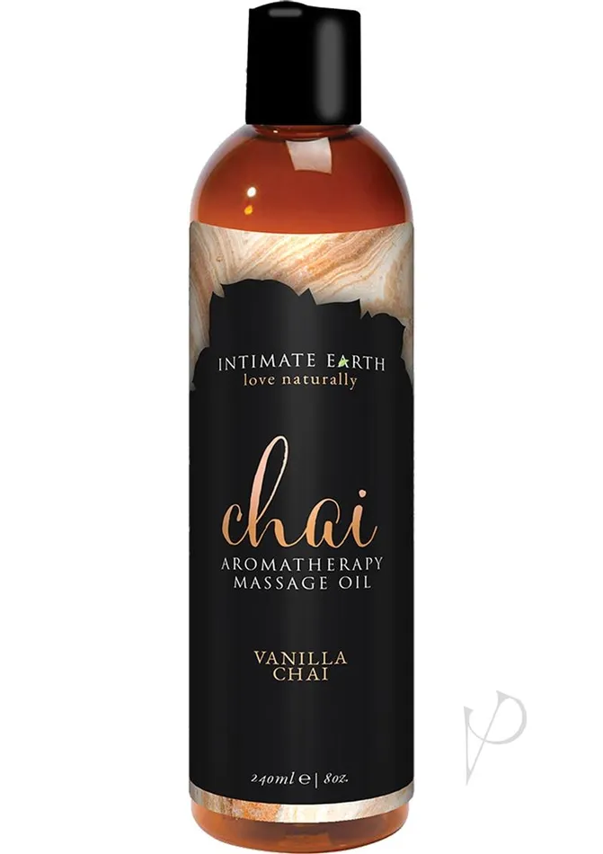 Intimate Earth Couples Chai Massage Oil 8 Oz