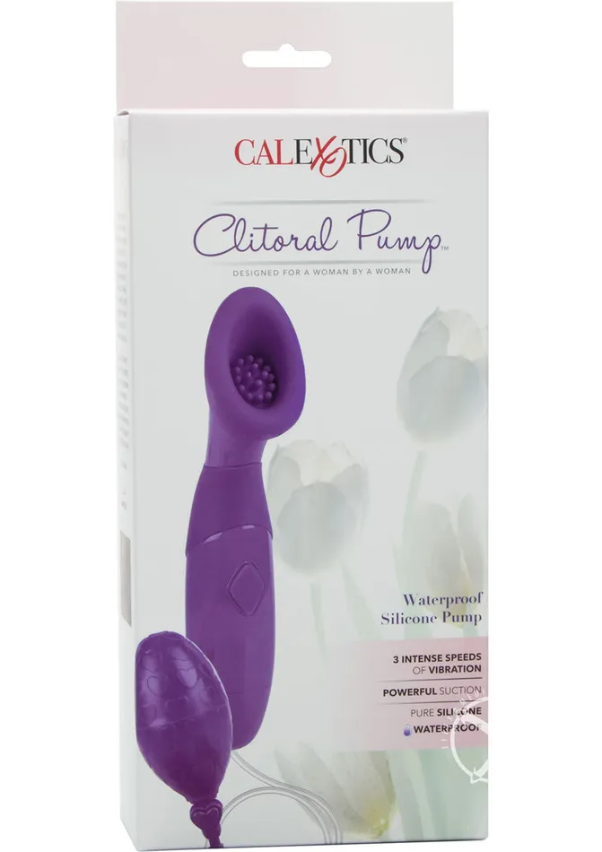 Intimate Pumps Female Sex Toys Waterproof Silicone Clitoral Pump Purple