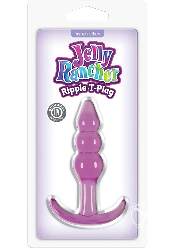 Jelly Rancher T Plug Ripple Purple Jelly Rancher Anal