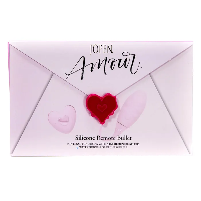 Jopen Amour Luxury 7 Function USB Rechargeable Remote Bullet Vibrator Jopen Female Sex Toys