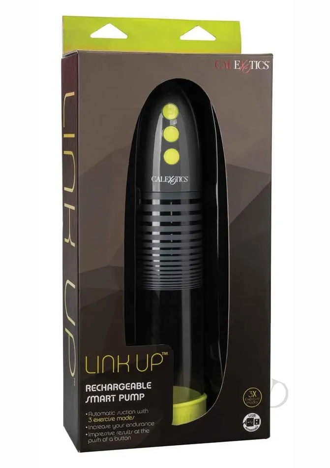 Link Up Male Sex Toys Link Up Recharge Smart Pump Green