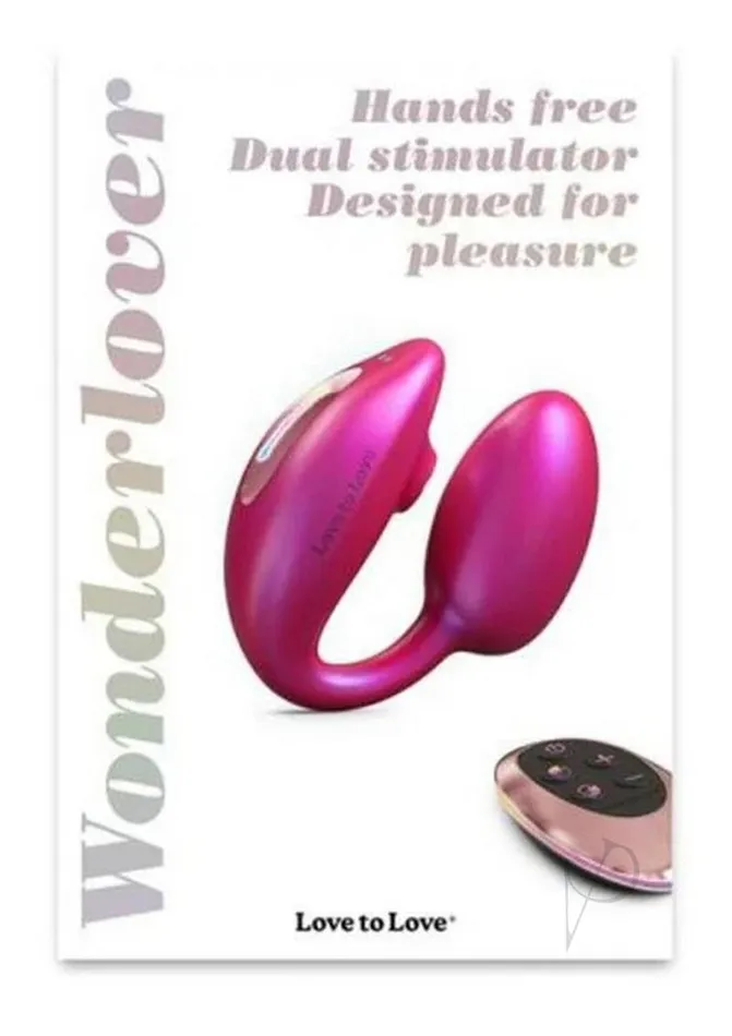Love to Love Vibrators Wonderlover Iridescent Berry