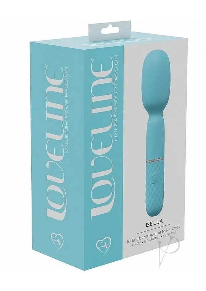Loveline Bella Mini Wand Blue Vibrators