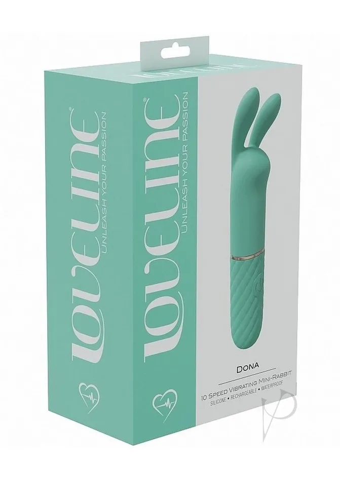 Loveline Vibrators Dona Mini Rabbit Green