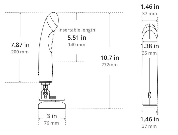 Lovense Mission 2 Vibrating Suction Cup Dildo With Advance TouchSense Technology Lovense Female Sex Toys Lovense Mission 2 Vibrating Suction Cup Dildo With Advance TouchSense Technology Lovense Female Sex Toys