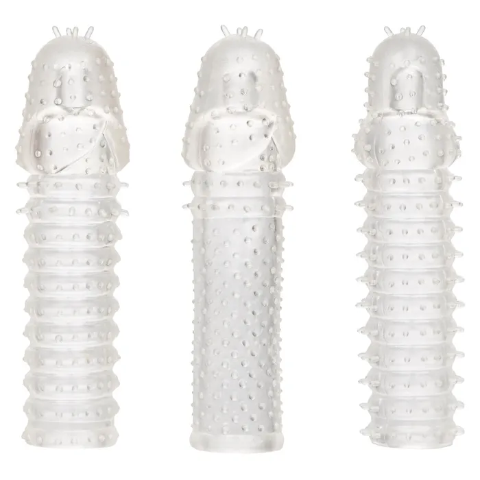 Male Sex Toys Castle Megastore 3 Piece Extension Kit Clear