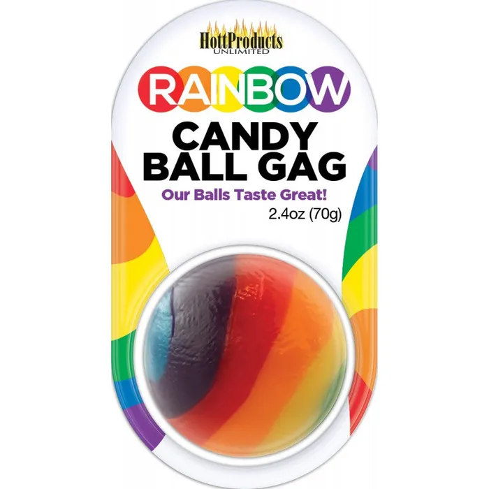 Male Sex Toys Castle Megastore Rainbow Candy Ball Gag
